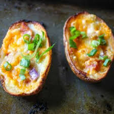 Potato Skin with Cheese Any 3 Topping