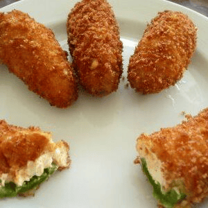 6 Pcs Jalapenos Cream Cheese